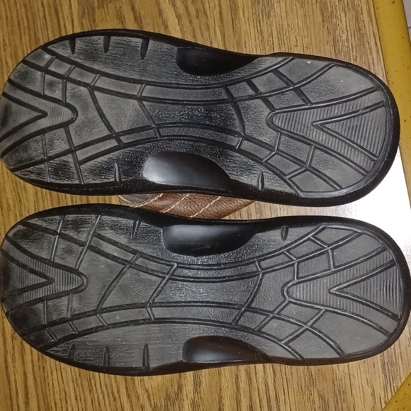 Stacy Adams SAO Sandal Men's Leather Flip Flop Sz US 11, brown - Picture 4 of 4